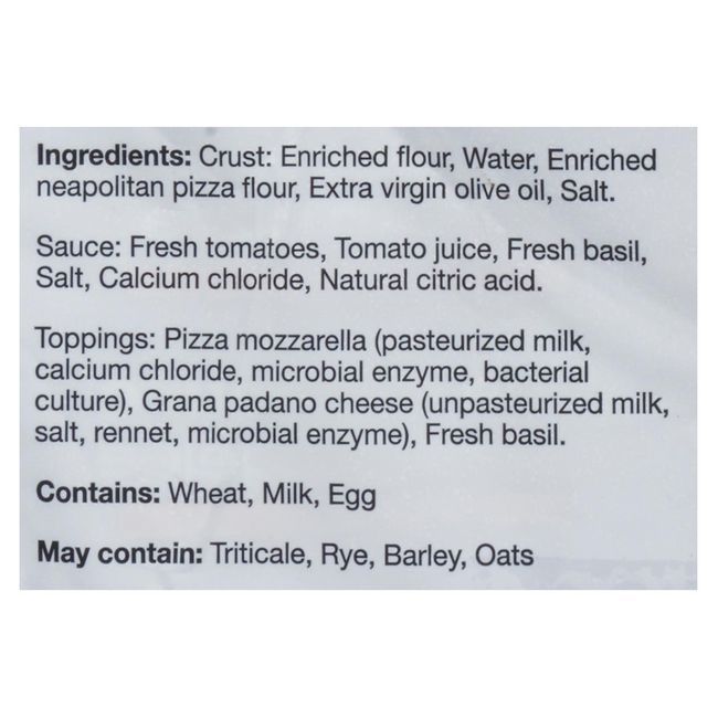 General Assembly Pizza Mila Margherita Pizza, 330 G -- 12 Per Case