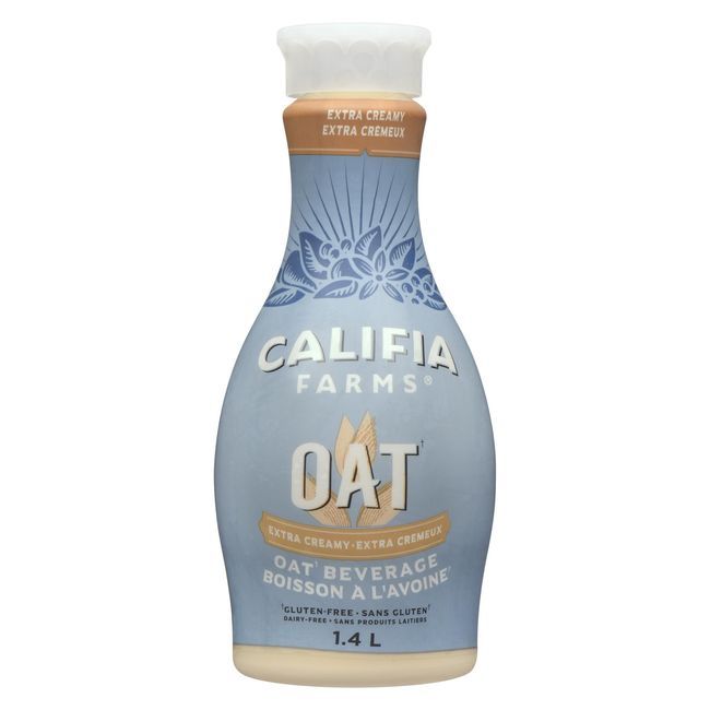 Califia Farms Boisson Au Lait D'avoine Non Sucrée, 1,4 L -- 6 Par Caisse