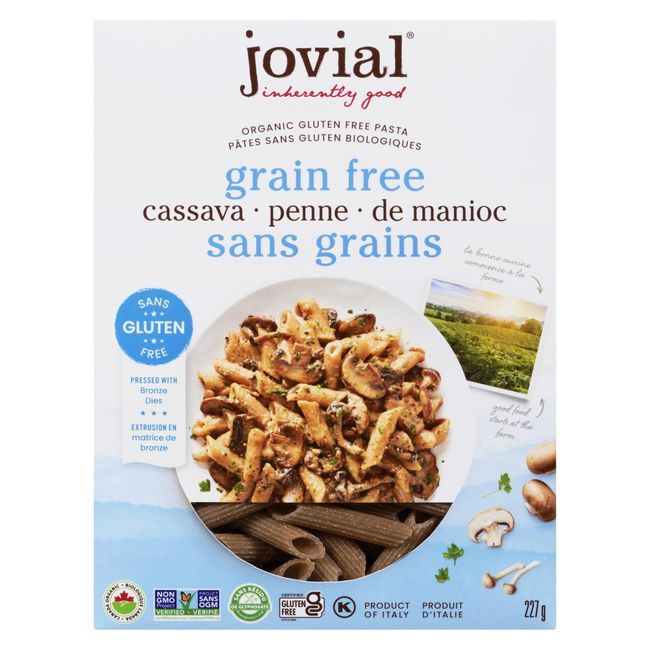 Jovial Pâtes Penne Au Manioc Biologiques Sans Céréales, 227 G -- 6 Par Boîte
