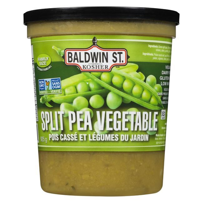 Baldwin Street Split Pea Vegetable Soup, 925 G -- 6 Per Case