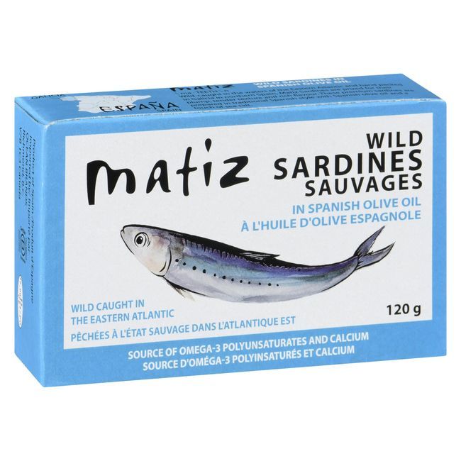 Matiz Wild Sardines In Spanish Olive Oil, 120 G -- 12 Per Case