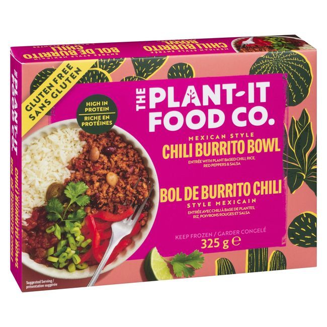 Plant It Chili Burrito Bowl, 325 G -- 6 Per Case