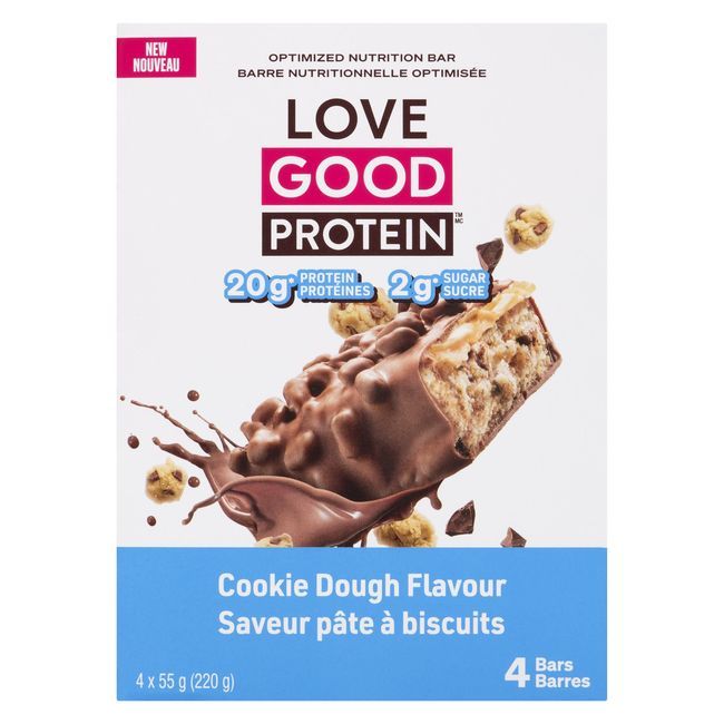 Love Good Fats Barre Protéinée À La Pâte À Biscuits, 55 G -- 24 Par Boîte