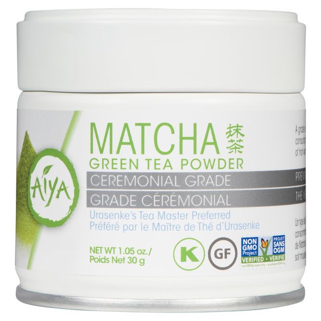 Aiya Poudre De Thé Vert Matcha De Qualité Cérémonielle, 30 G -- 6 Par Boîte