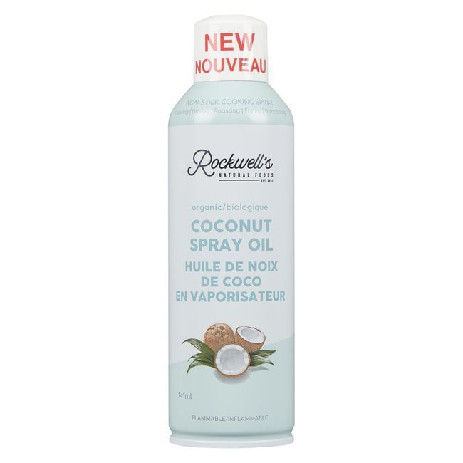 Rockwell's Organic Coconut Spray Oil, 141 Ml -- 6 Per Case