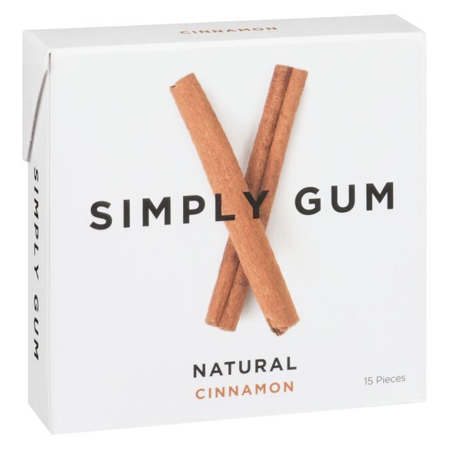 Simply Gum Chewing-gum À La Cannelle Naturelle, 15 Unités -- 12 Par Boîte