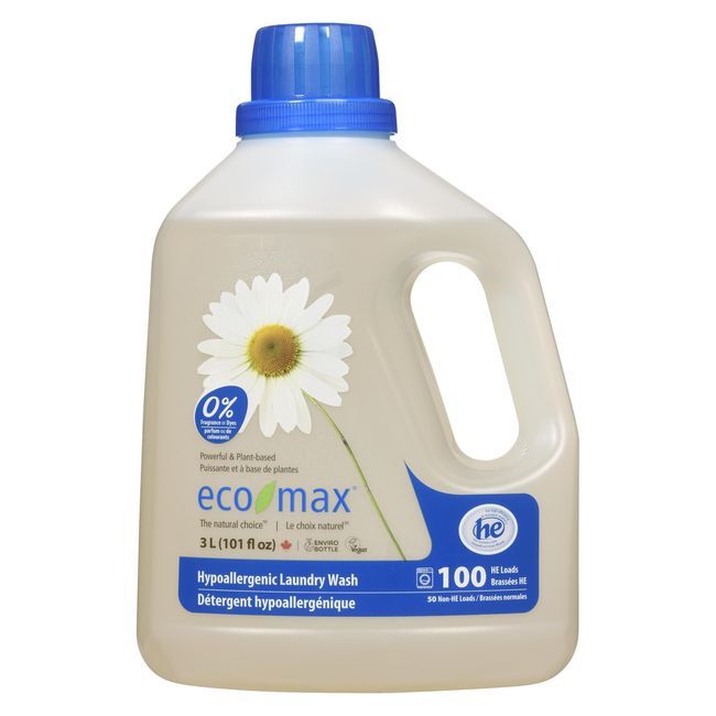 Eco-max Hypoallergenic Laundry Wash, 3 L -- 4 Per Case