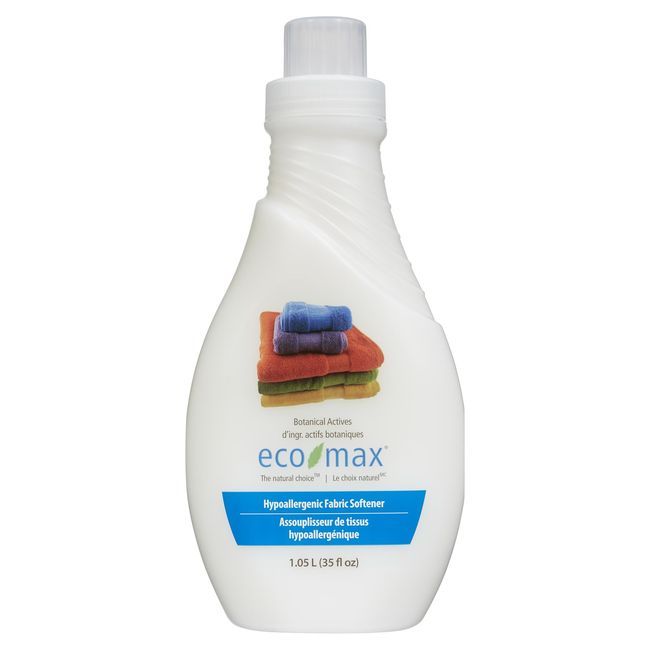 Eco-max Hypoallergenic Fabric Softener, 1.05 L -- 6 Per Case