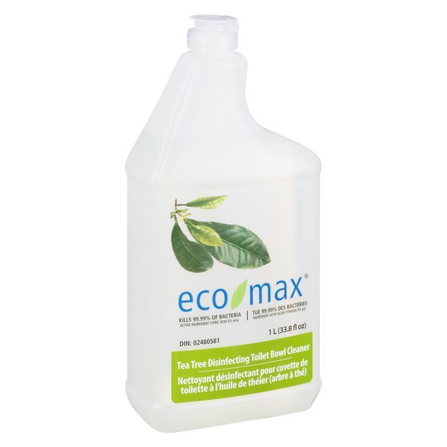 Eco-max Tea Tree Disinfecting Toilet Bowl Cleaner, 1 L -- 6 Per Case