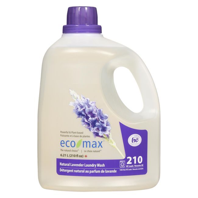 Eco-max Lessive Naturelle À La Lavande, 6,21 L -- 2 Par Boîte