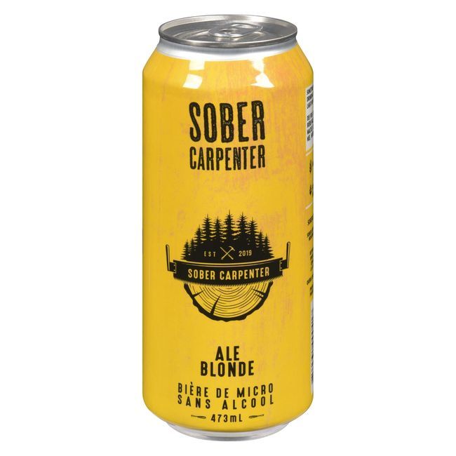 Sober Carpenter Blonde Ale Non-alcoholic Beer, 473 Ml -- 12 Per Case