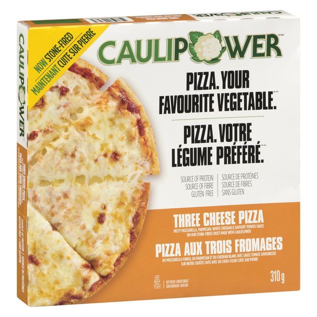 Caulipower Pizza Aux Trois Fromages Avec Croûte De Chou-fleur, 310 G -- 8 Par Boîte