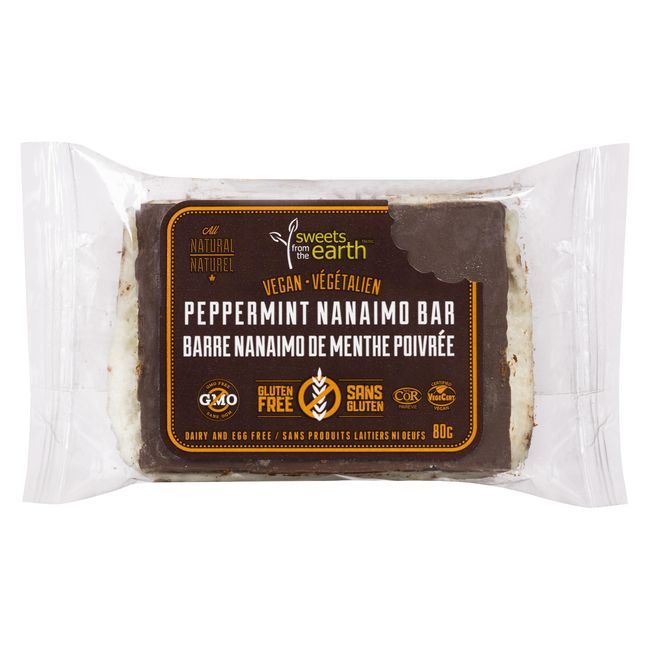 Sweets From The Earth Gluten Free Peppermint Nanaimo Bar, 80 G -- 12 Per Case