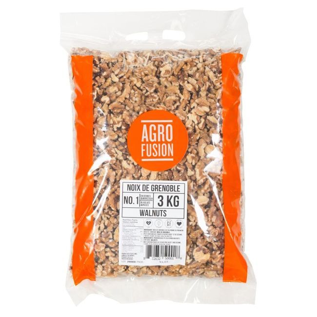 Agrofusion Walnuts In Halves And Pieces, 3 Kg