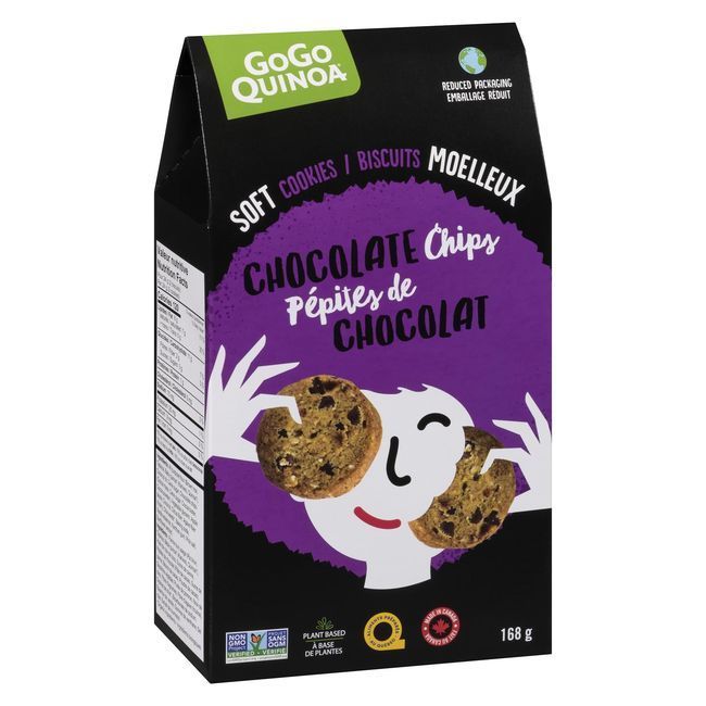 Gogo Quinoa Soft Chocolate Chip Cookies, 168 G -- 6 Per Case