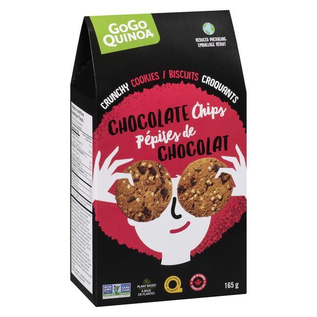 Gogo Quinoa Dark Chocolate Chip Cookies, 165 G -- 6 Per Case