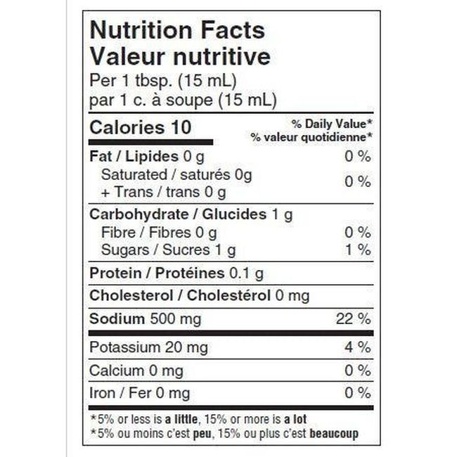 Naked And Saucy Organic Less Sugar Coconut Aminos, 296 Ml -- 6 Per Case