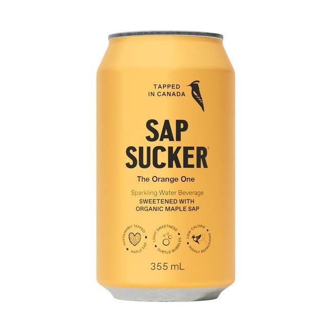 Sapsucker The Orange One Sparkling Water, 355 Ml -- 12 Per Case
