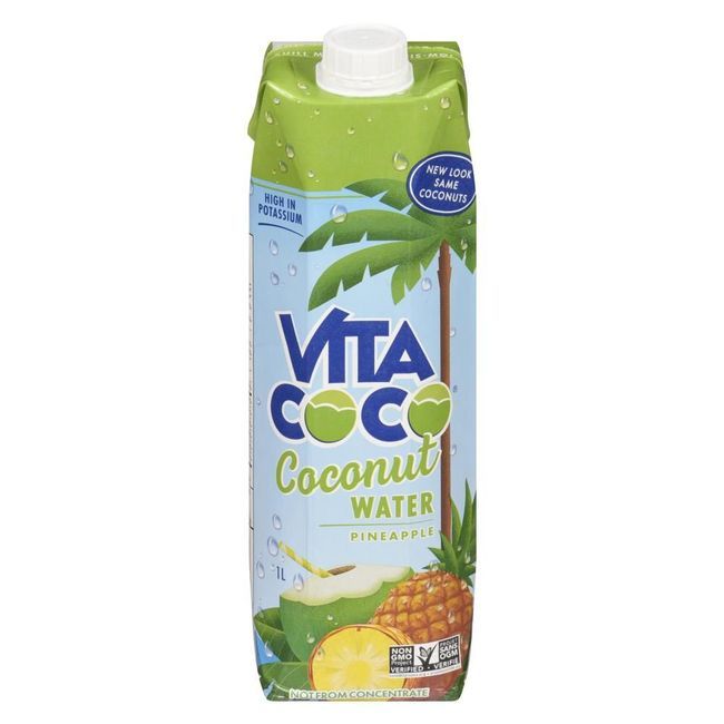 Vita Coco Eau De Coco À L'ananas, 1 L -- 12 Par Caisse