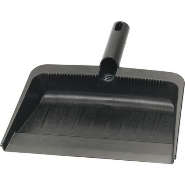Carlisle 36143703 Flo-pac Black Flexible Plastic Dustpan, 12 X 8 In