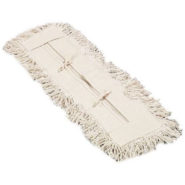 Carlisle 364752400 Natural Tie Back Dust Mop, 24 X 5 In