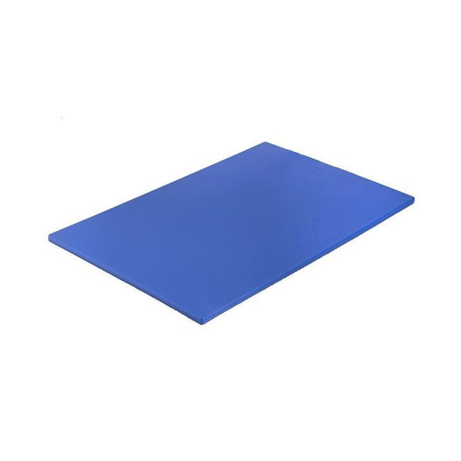 Browne Polyethylene Medium Density Blue Cutting Board, 18 X 24 X 0.5 In