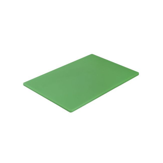 Browne Polyethylene Medium Density Green Cutting Board, 12 X 18 X 0.5 In