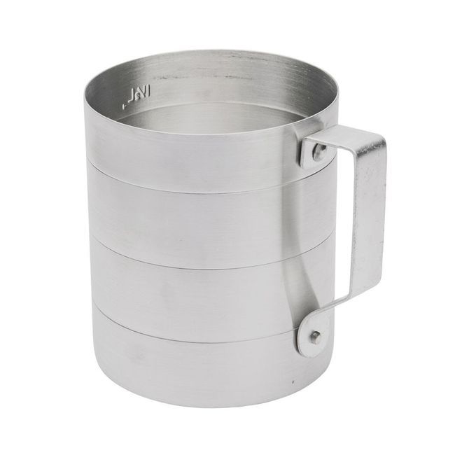 Browne Aluminum Dry Measure, 2 Qt Capacity