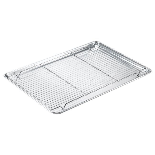 Browne Rectangle Footed Rib Grate, 17 X 25 In