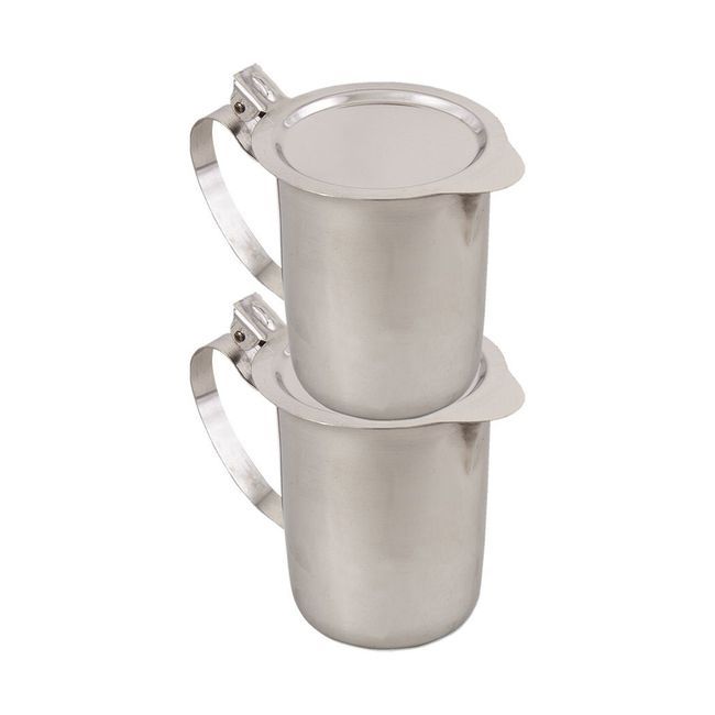 Browne Stainless Steel Stackable Teapot Creamer, 10 Oz Capacity