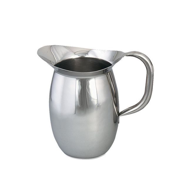 Browne Stainless Steel Pitcher With Ice Guard, 2 Liter