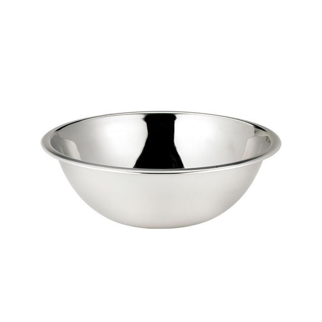 Browne Stainless Steel Mixing Bowl, 10.5 Qt Capacity