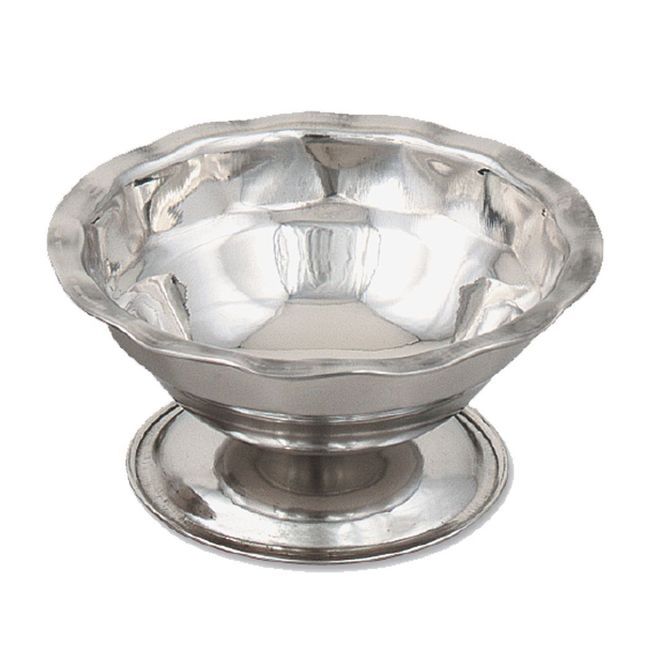 Browne Stainless Steel Ice Cream Cup, 3.5 Oz Capacity