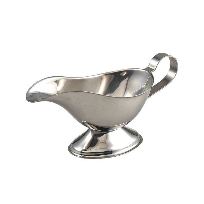 Browne Stainless Steel Gravy Boat, 3 Oz Capacity