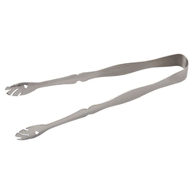 Browne Stainless Steel Scalloped Claw Tong, 7.3 In