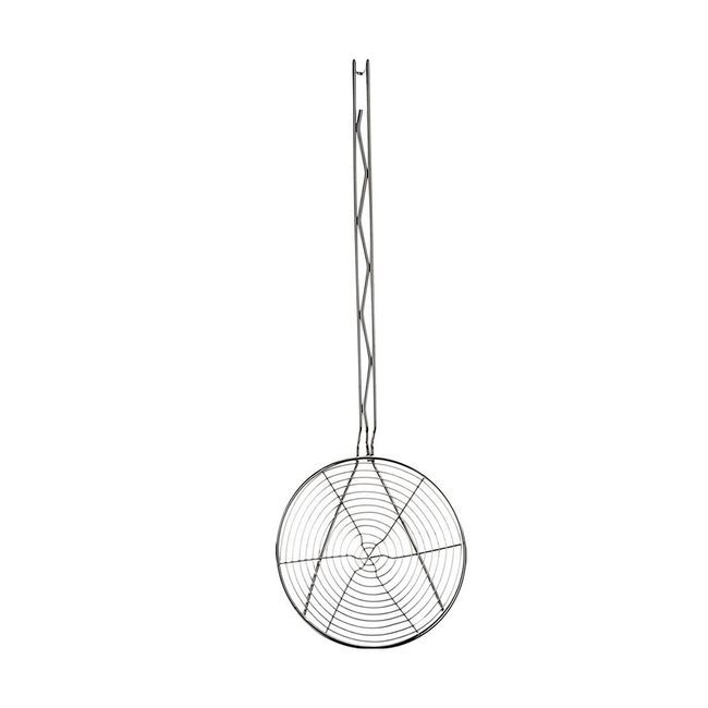 Browne Nickel-plated Spiral Wire Skimmer, 7 In Dia Bowl