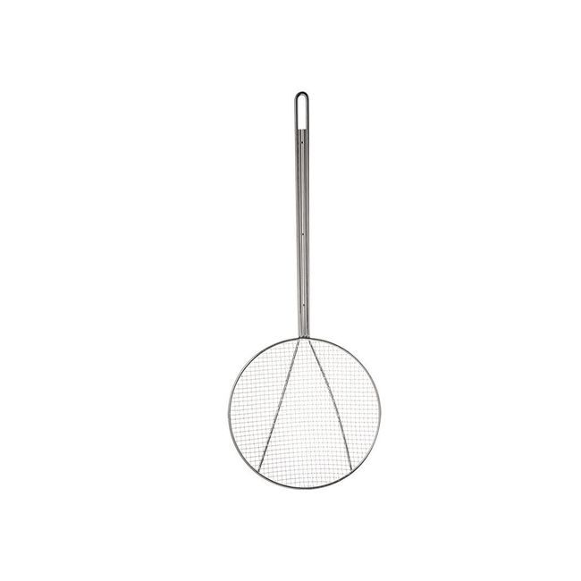 Browne Nickel-plated Square Mesh Skimmer, 7 In Dia Bowl