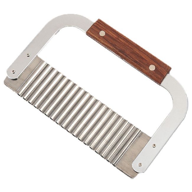 Browne Stainless Steel Corrugated Blade Garnish Serrator, 7 X 2 In