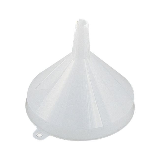 Browne White Polyethylene Funnel, 16 Oz Capacity