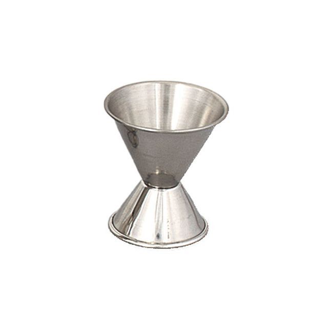 Browne Stainless Steel Double Jigger, 0.5 To 1 Ounce