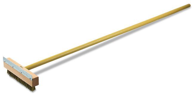 Browne Oven Brush With Scraper And Handle, 36 In
