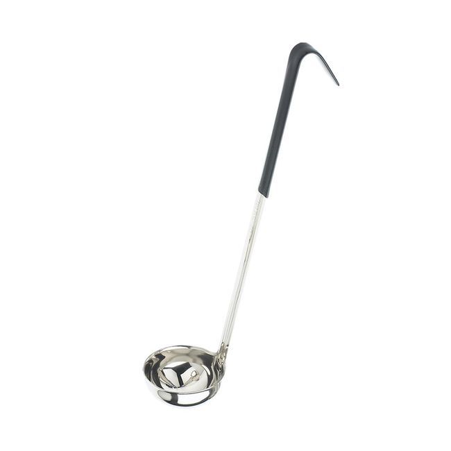 Browne Black Coated Handle Ladle, 4 Oz