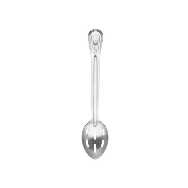 Browne Stainless Steel Renaissance Slotted Serving Spoon, 11 In