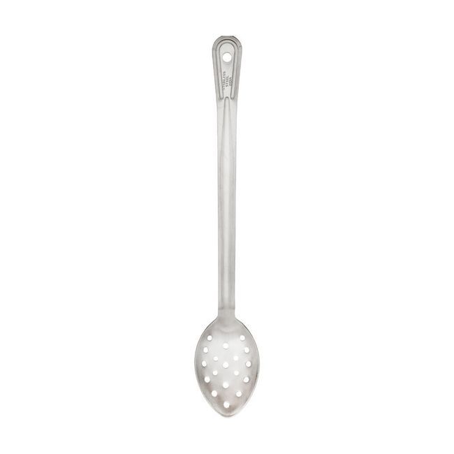 Browne Stainless Steel Renaissance Perforated Serving Spoon, 13 In