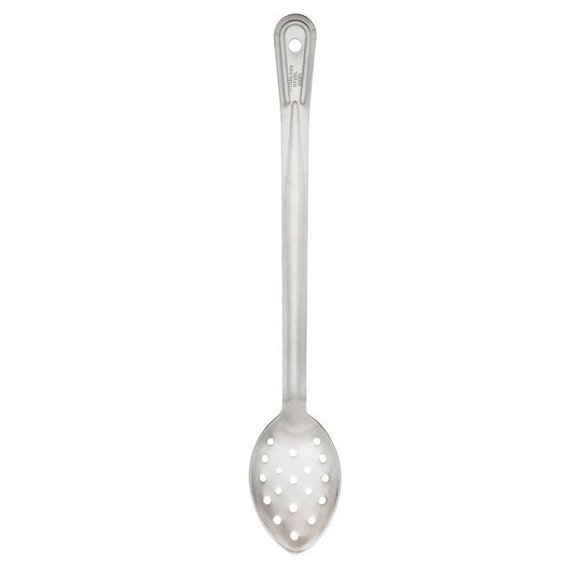 Browne Stainless Steel Renaissance Perforated Serving Spoons, 15 In