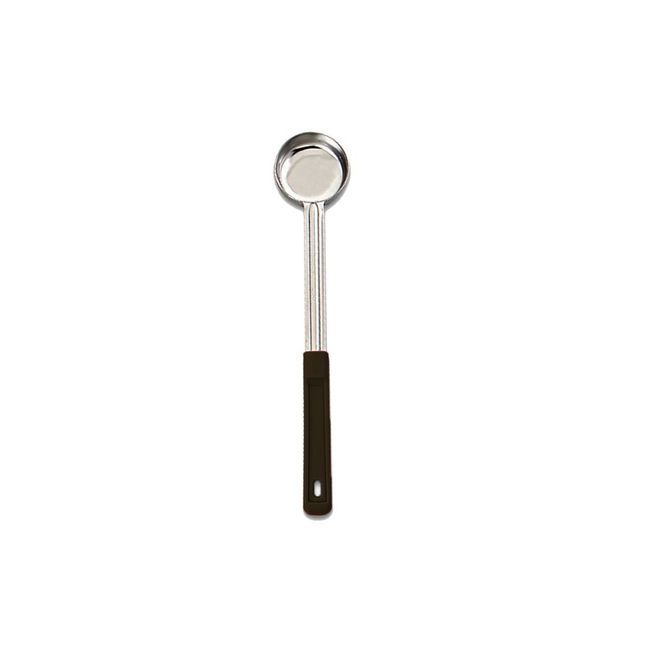 Browne Stainless Steel One-piece Perforated Portioner With Black Handle, 2 Oz Capacity