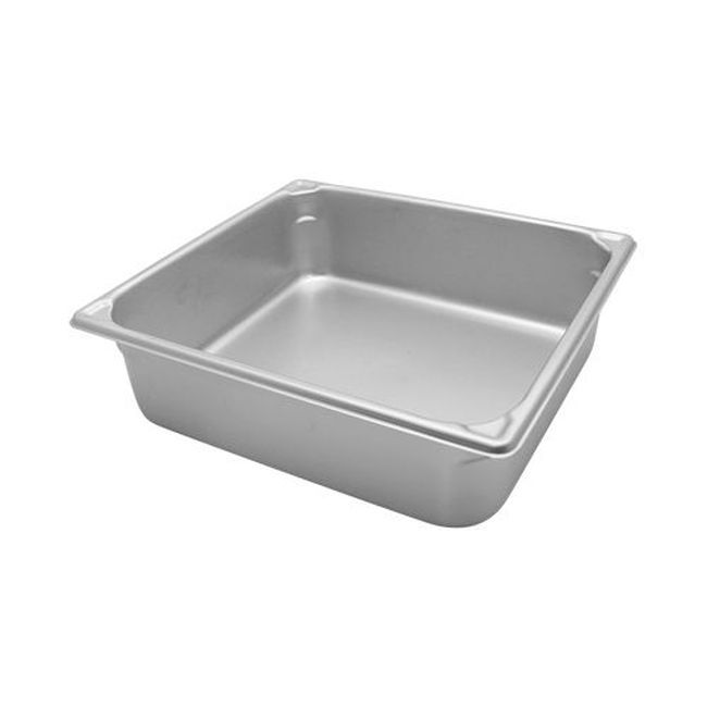 Vollrath 30142 Super Pan V Stainless Steel Two Third Size Steam Table Pan, 4 In Deep