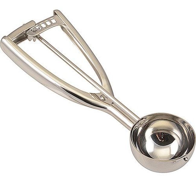 Vollrath 47154 Stainless Steel Round Number 20 Squeeze Disher, 1.5 Oz Capacity