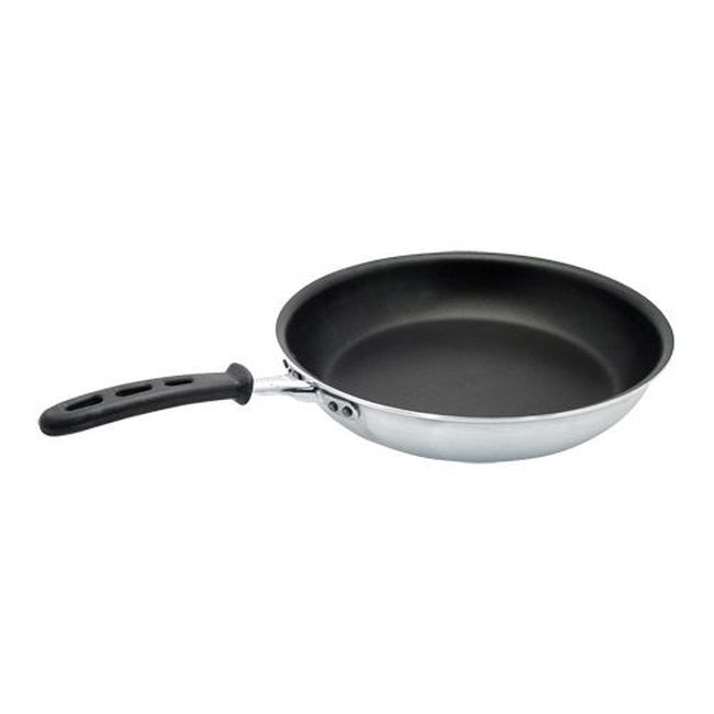 Vollrath 672312 Wear Ever Aluminum Fry Pan With Steelcoat X3 Nonstick Coating And Silicone Handle, 12 In