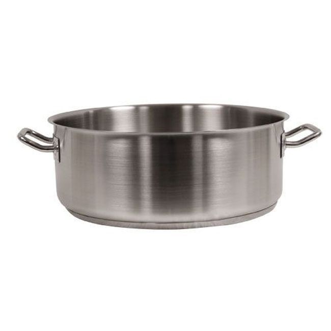 Vollrath 3810 Optio Stainless Steel Natural Finish Brazier, 10 Qt Capacity